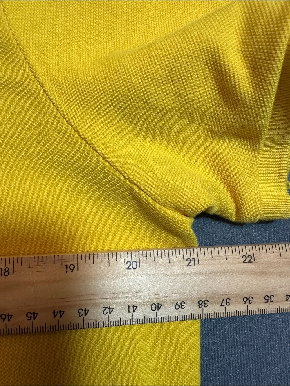 Polo Ralph Lauren Men’s XL Classic Fit Yellow Cotton Polo Shirt Blue Pony